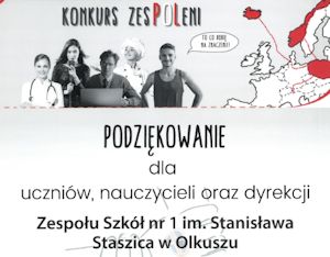 Podziękowanie MFiPS